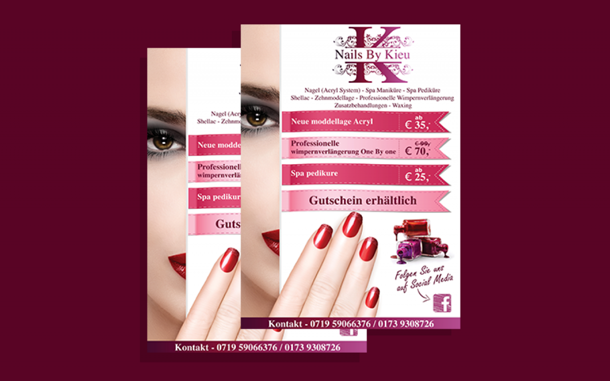 Nails By Kieu Flyer